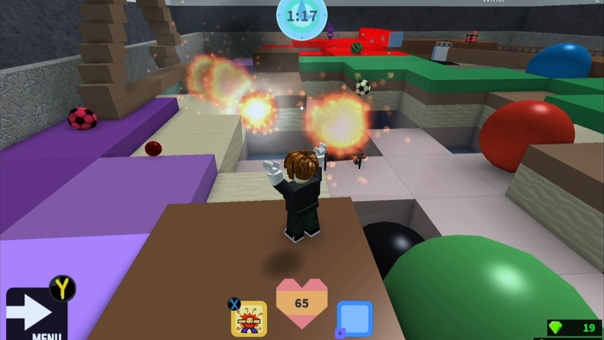 Screenshot of Roblox game