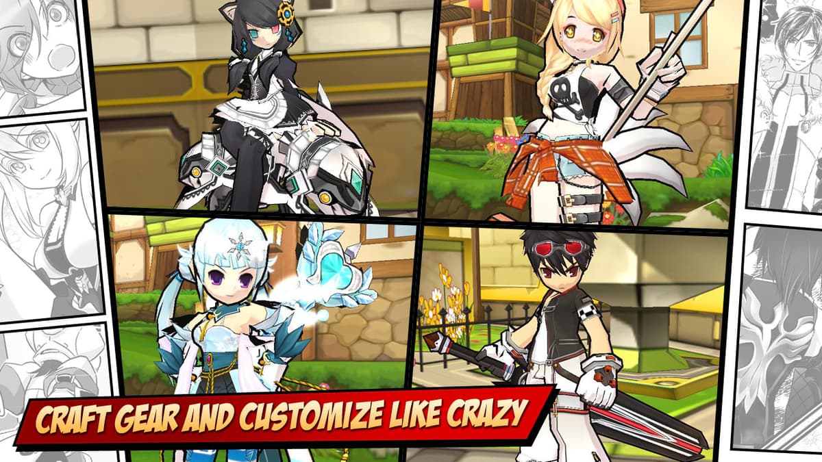 Screenshot of Elsword game