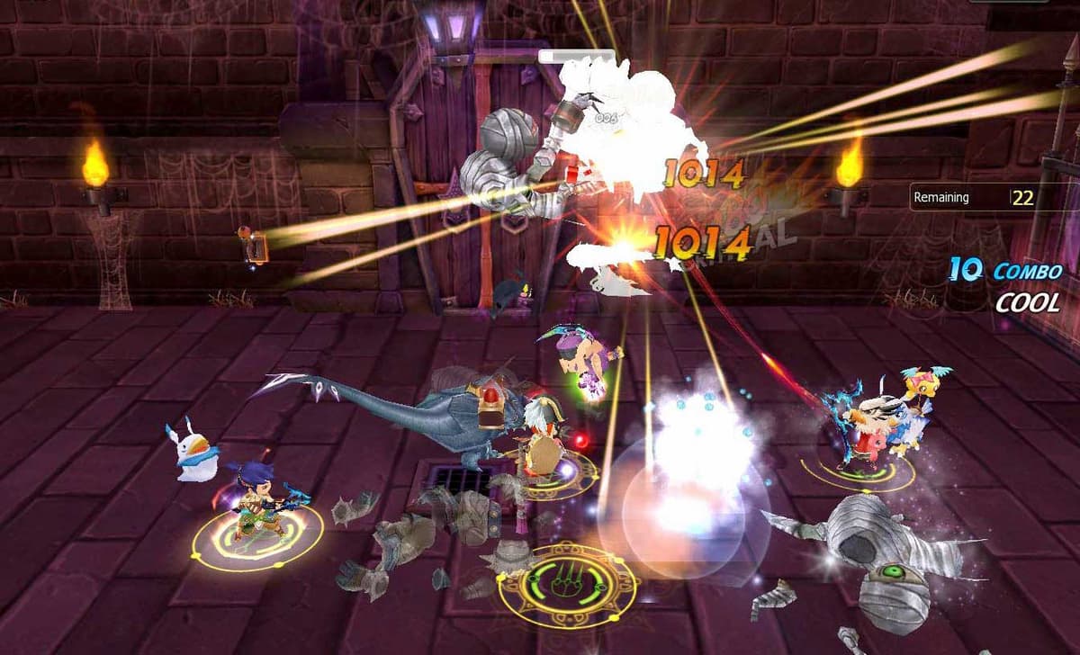 Screenshot of Dragon Saga game