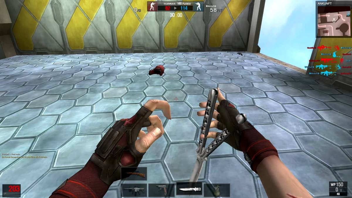 Screenshot of WolfTeam game