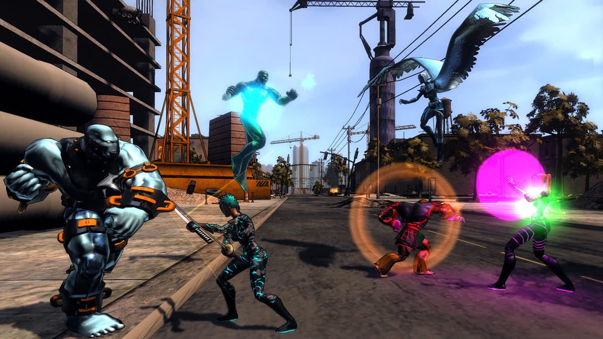 Screenshot of Champions Online game