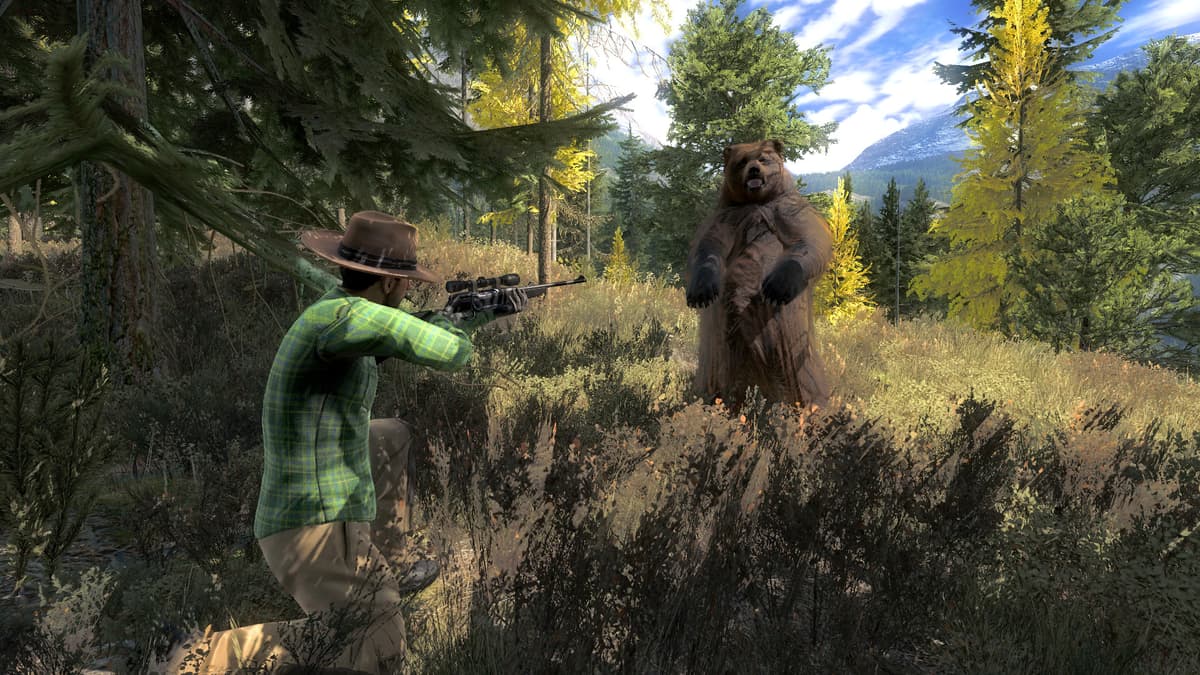 Screenshot of theHunter game