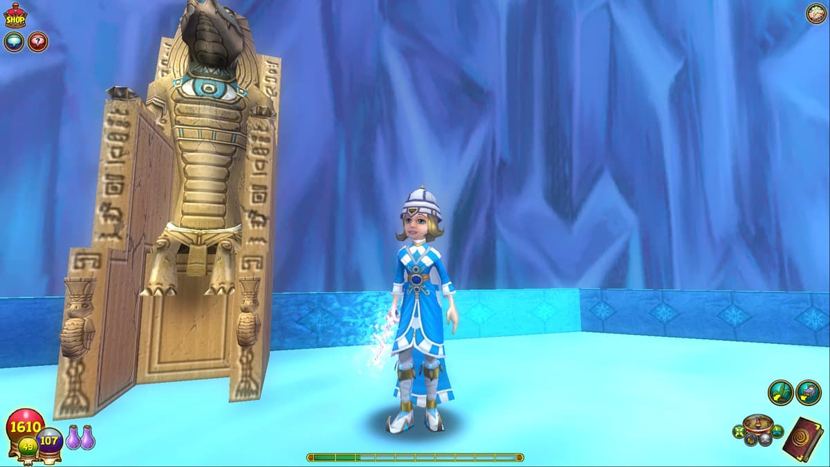 Screenshot of Wizard101 game