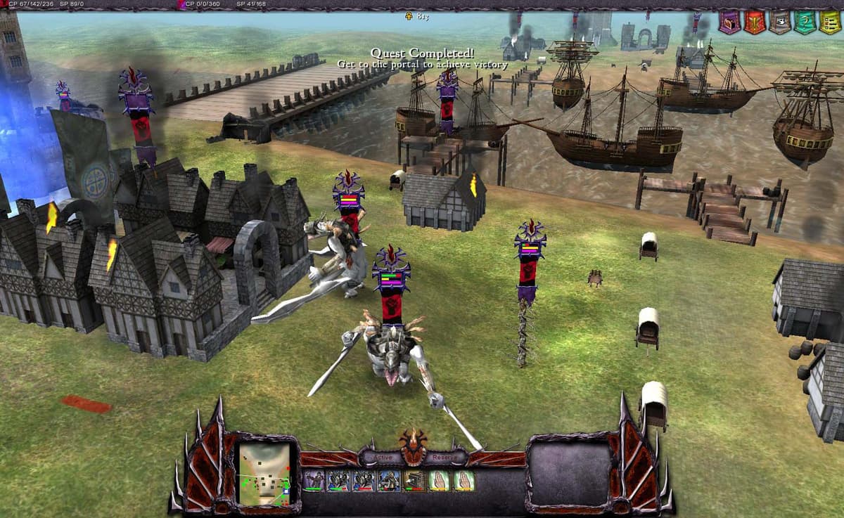 Screenshot of Saga game