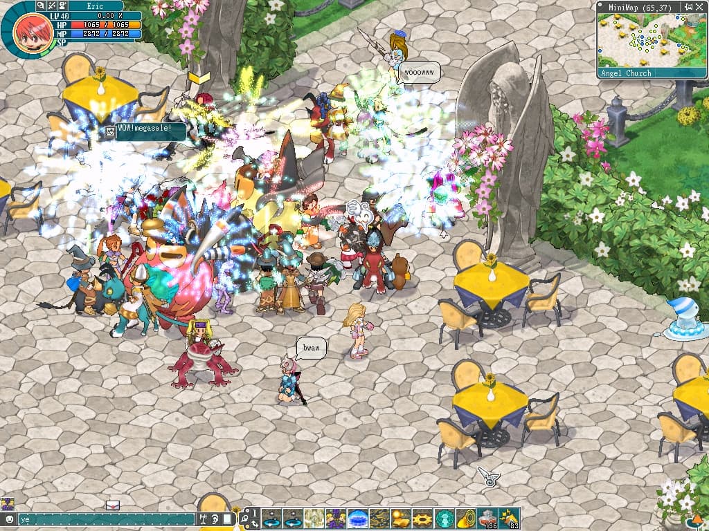 Screenshot of Angels Online game