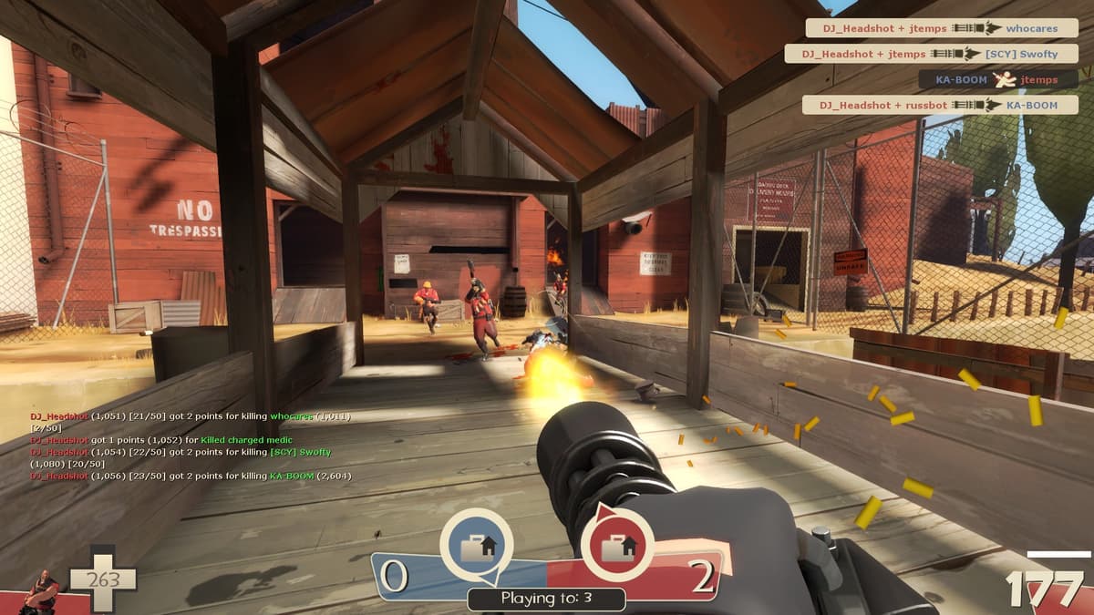 Screenshot of Team Fortress 2 game