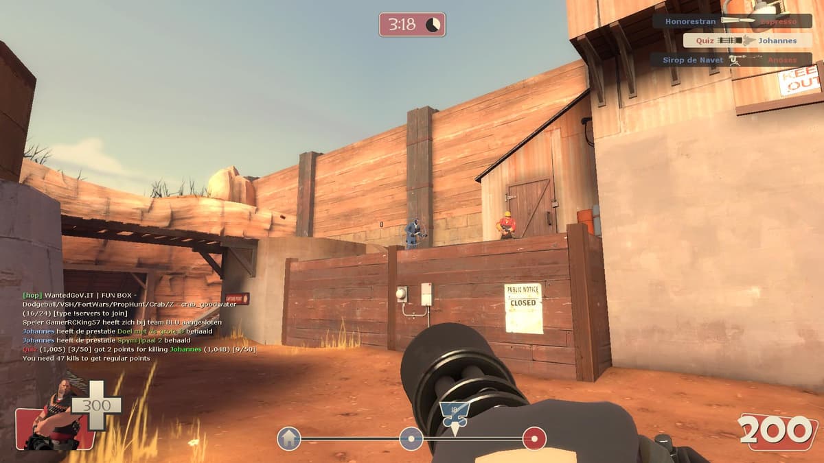 Screenshot of Team Fortress 2 game