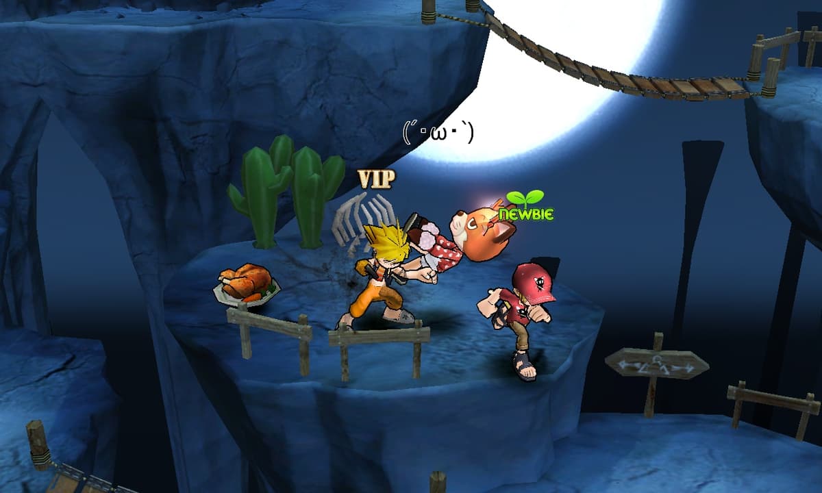 Screenshot of Rumble Fighter game