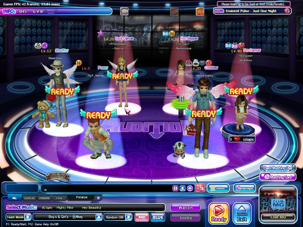 Screenshot of Audition Online game