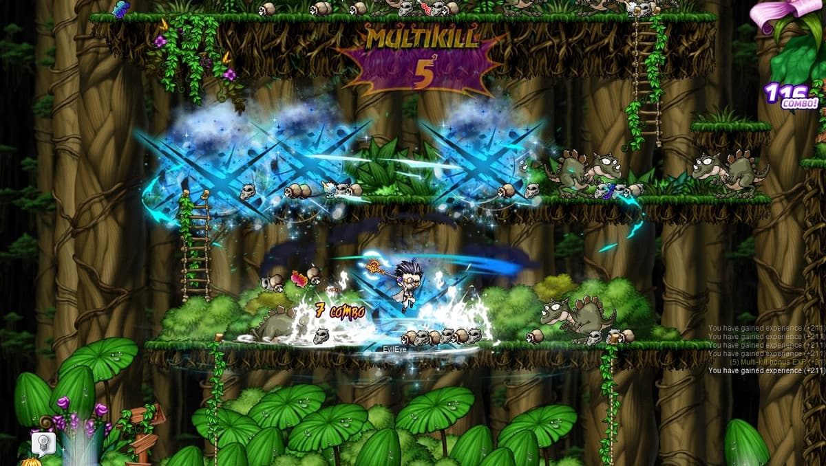 Screenshot of MapleStory game