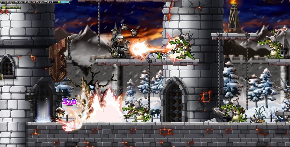 Screenshot of MapleStory game