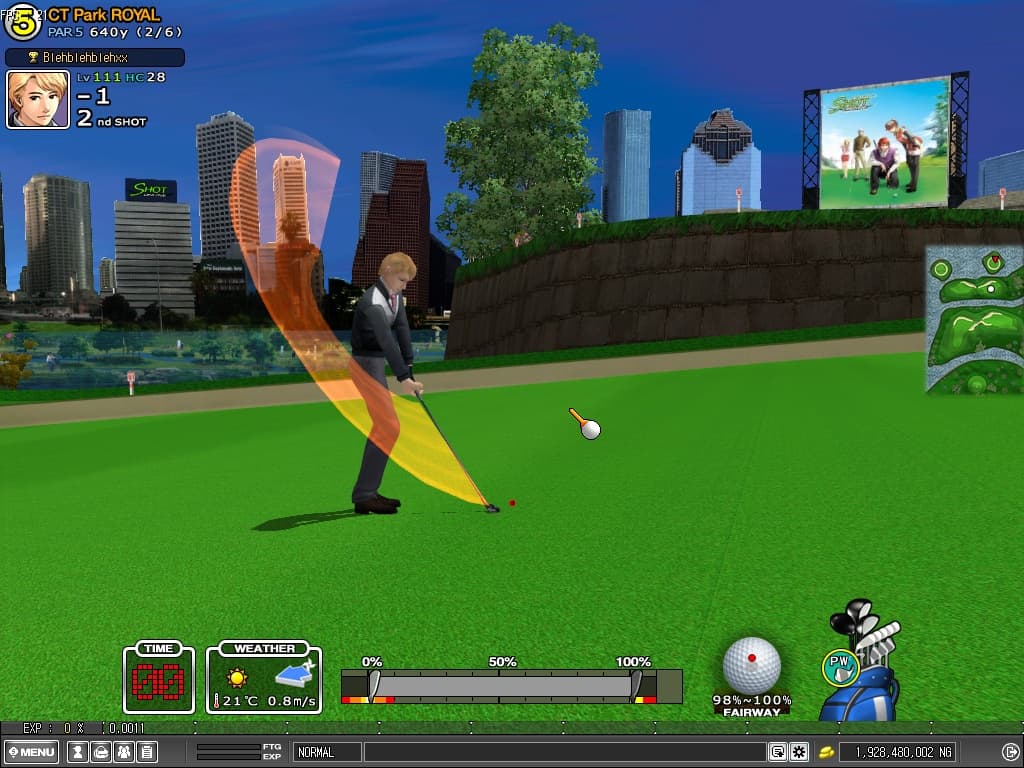 Screenshot of Shot Online game