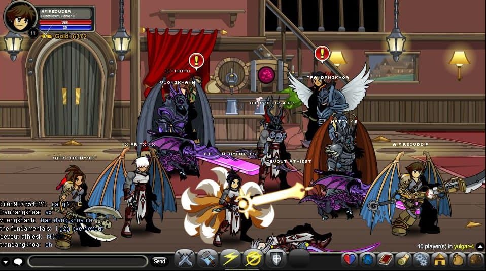 Screenshot of AdventureQuest Worlds game