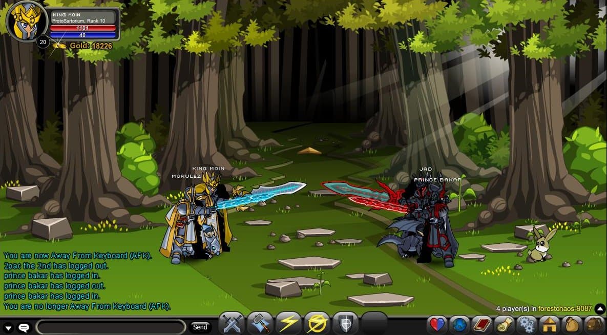 Screenshot of AdventureQuest Worlds game