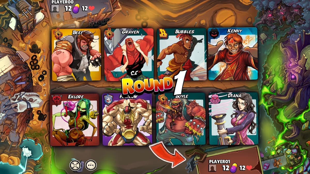 Screenshot of Urban Rivals game