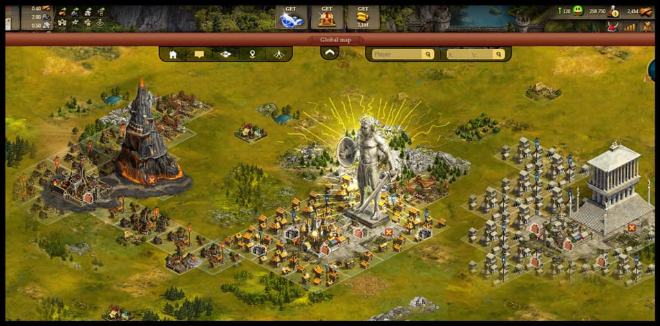 Screenshot of Imperia Online game